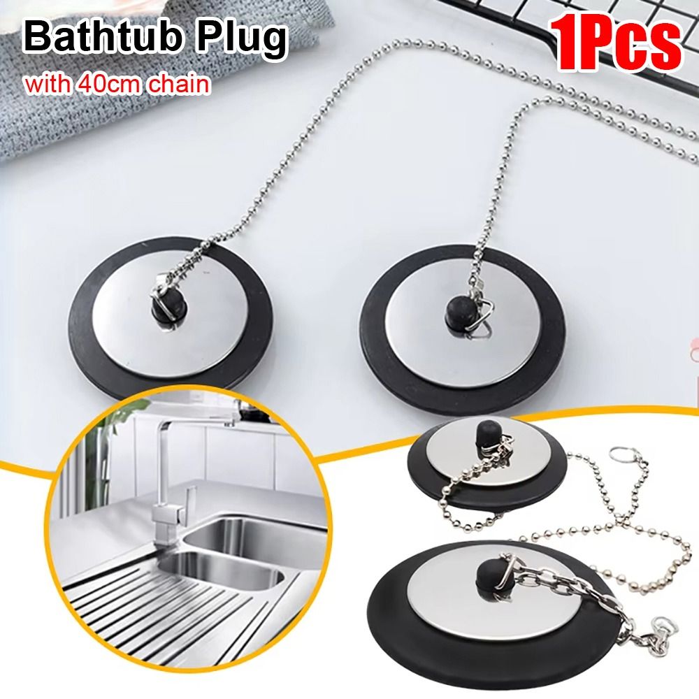 1Pcs Durable Rubber Tub Stoppe - Drain Pipe Clip review and price
