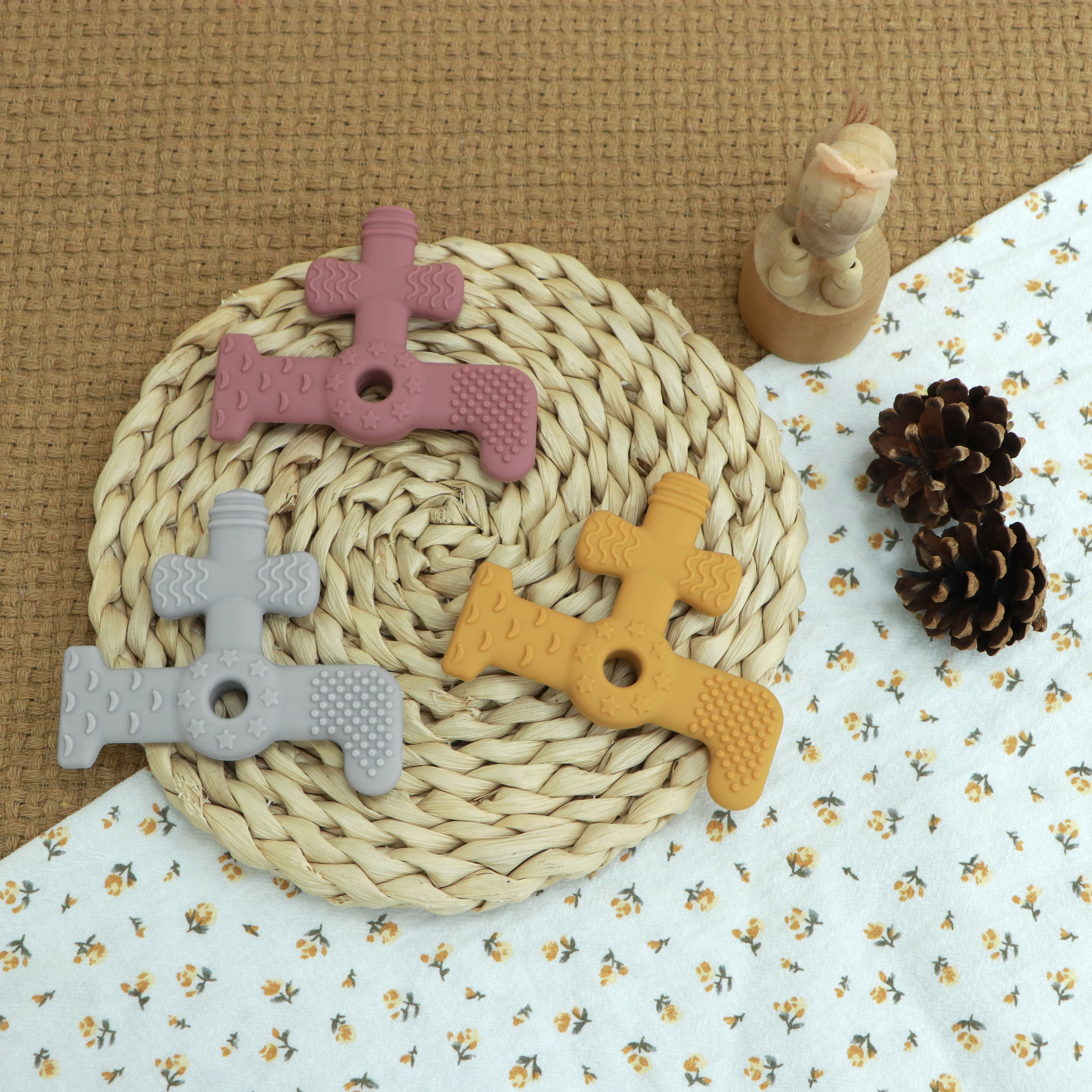 Faucet Shape Silicone Teether  - Silicone Tap Washer review and price