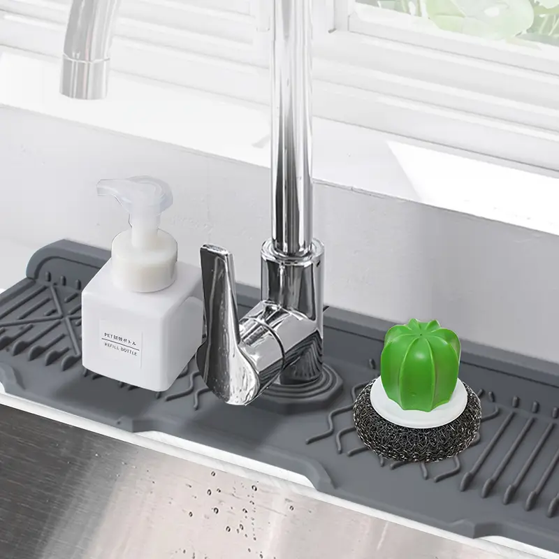 Kitchen sink splash guard, sil - Silicone Tap Washer review and price