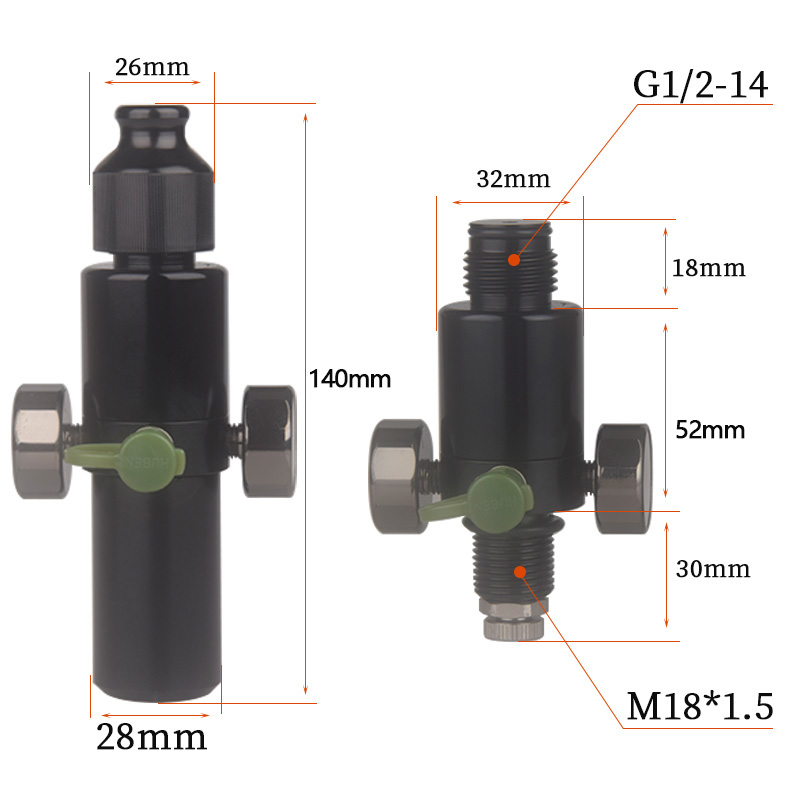 HPA Scuba M18*1.5 Pressure Reg - Float Ball Valve review and price