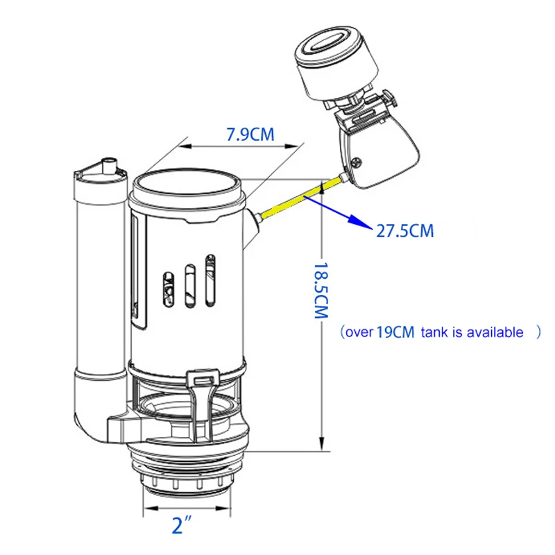 WETIPS Linear Control Toilet F - Toilet Fill Valve review and price