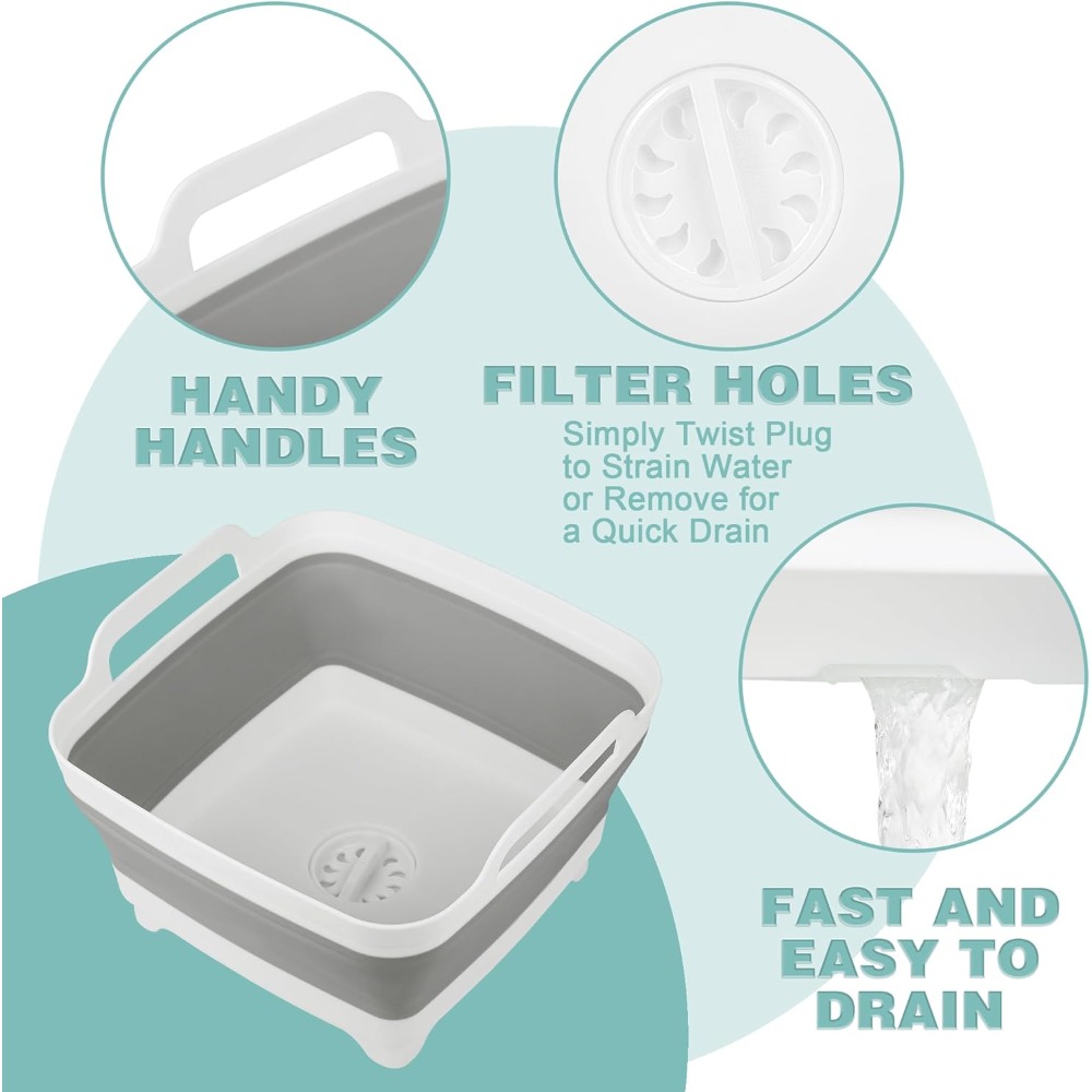 Dishpan for Washing Dishes, Dr - Drain Pipe Clip review and price